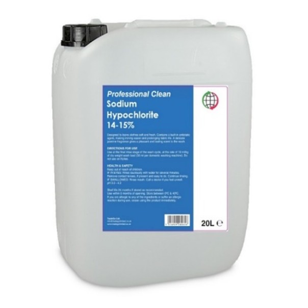 Professional Clean Sodium Hypochlorite 14-15% 25Ltr / 1000 Ltr IBC