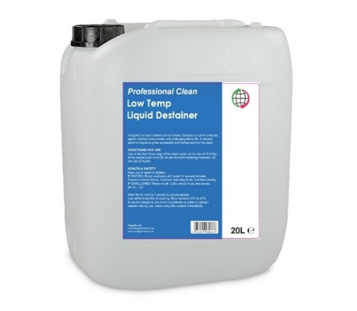 Professional Clean Low Temp Liquid Destainer